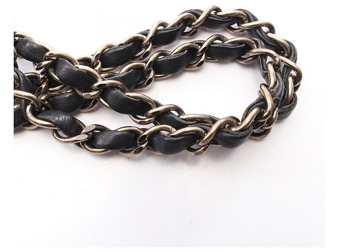 Borsa a mano Chanel Wild Stitch Nera Nero - vista 13