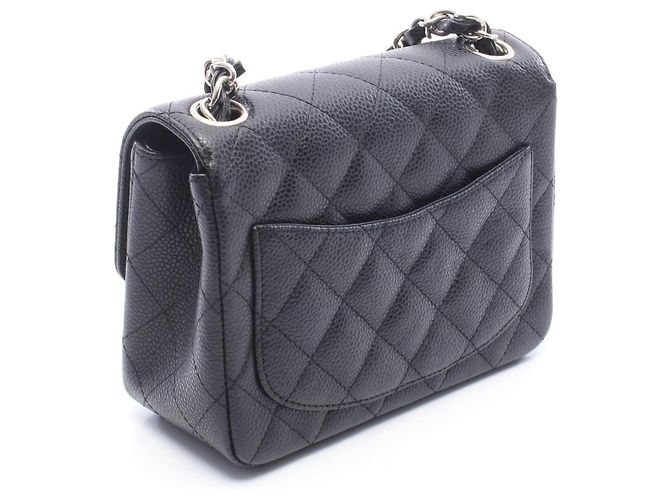 Borsa a tracolla Chanel Mini Matelassé Nero - vista 2