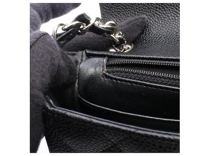 Borsa a tracolla Chanel Mini Matelassé Nero - vista 8