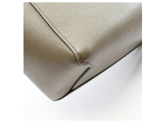 Céline Celine Belt Bag Micro - Borsa a mano in pelle Khaki Cachi - vista 10