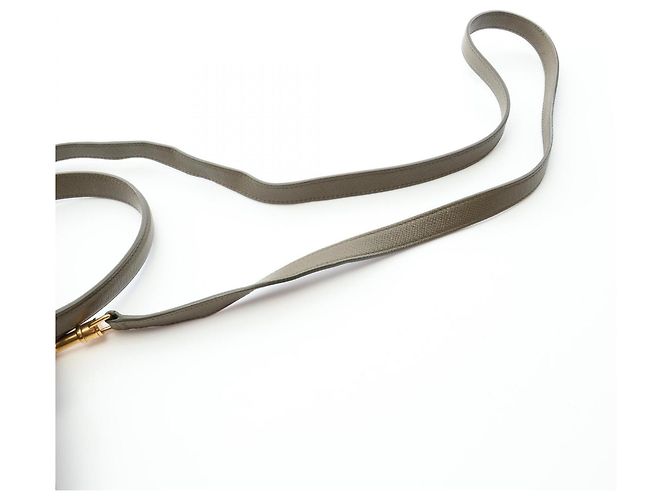 Céline Celine Belt Bag Micro - Borsa a mano in pelle Khaki Cachi - vista 14
