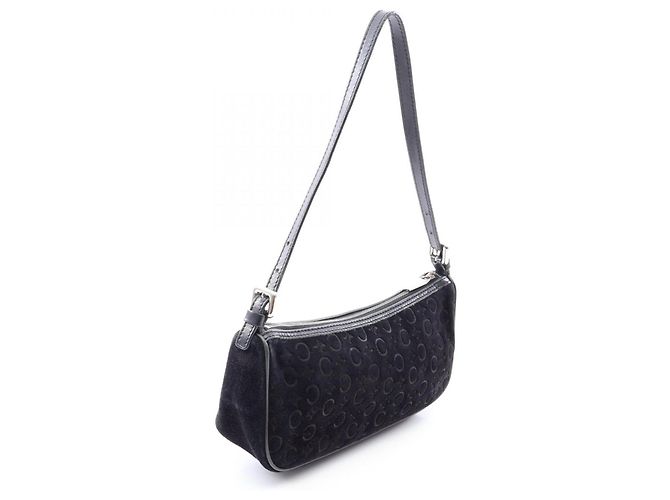 Céline Borsa Celine C Macadam Nero - vista 2