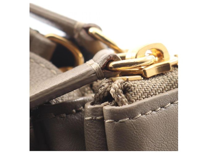Céline Borsa a spalla Celine Trio Large Beige - vista 10