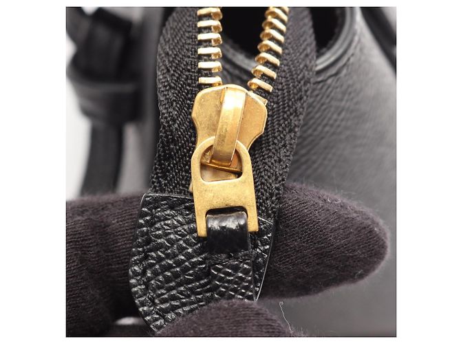 Borsa cintura Céline PICO BELT BAG in pelle nera Nero - vista 8