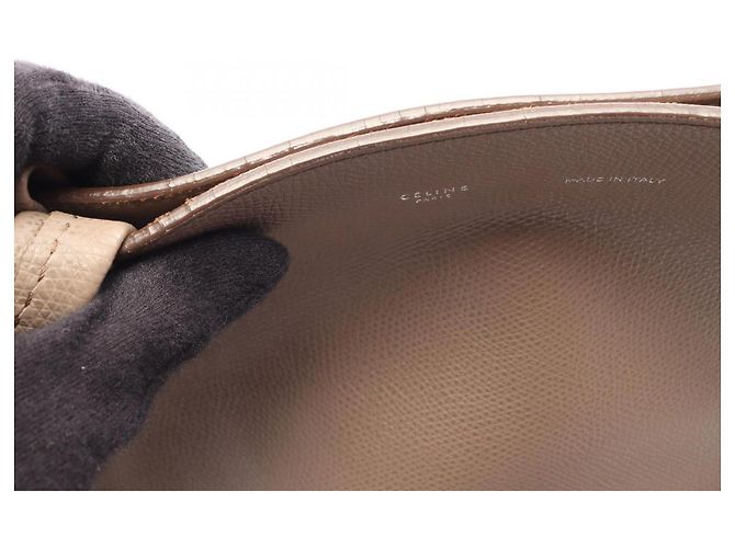 Céline Saco Cabas Phantom Small Celine Bege - vista 8