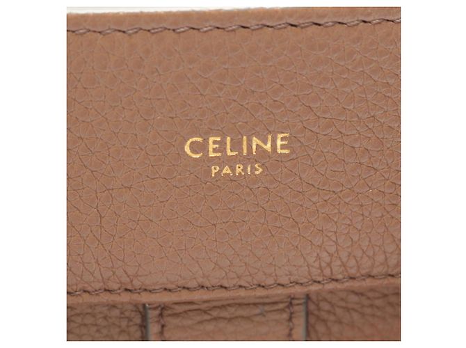 Céline Borsa Celine Small Cabas de France Marrone - vista 4
