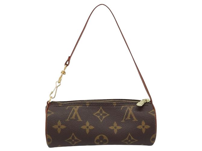Louis Vuitton Papillon Pochette Monogram Canvas Mini Marrone - vista 2