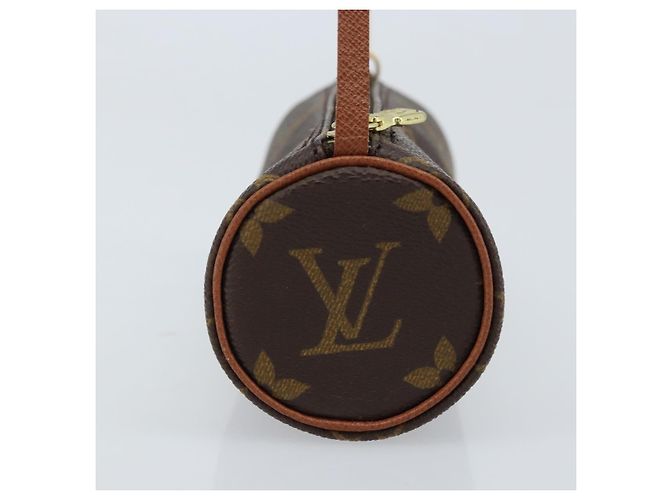Louis Vuitton Papillon Pochette Monogram Canvas Mini Marrone - vista 4