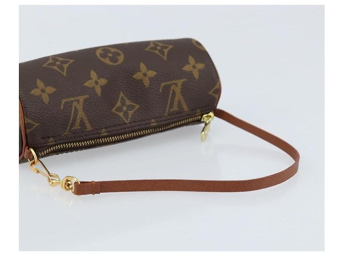 Louis Vuitton Papillon Pochette Monogram Canvas Mini Marrone - vista 7