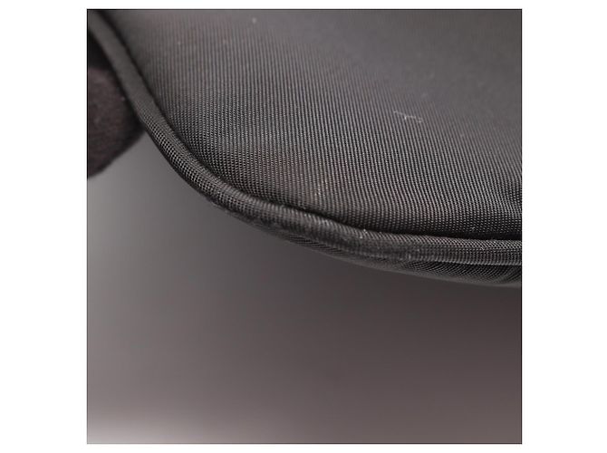 Borsa a tracolla Prada Triangle Plate Nero - vista 5