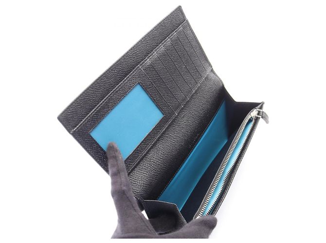Bulgari Bvlgari Black Leather Bi-fold Long Wallet - view 3