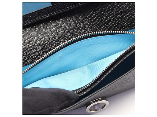 Bulgari Bvlgari Black Leather Bi-fold Long Wallet - view 6
