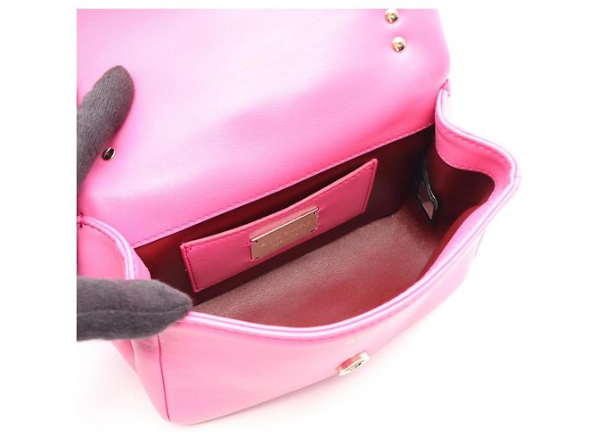 Mini borsa Bulgari BVLGARI Serpenti Cabochon Rosa - vista 3