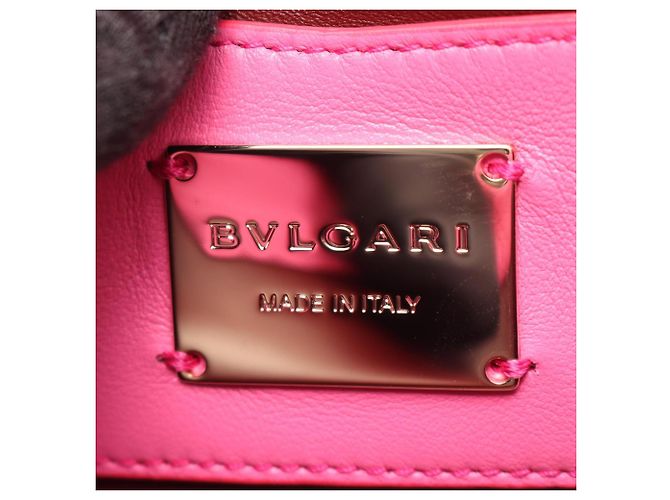 Mini borsa Bulgari BVLGARI Serpenti Cabochon Rosa - vista 4