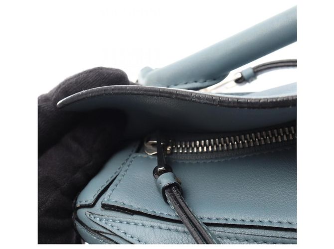 Borsa Loewe Puzzle Bag Medium 2-Way Blu - vista 8