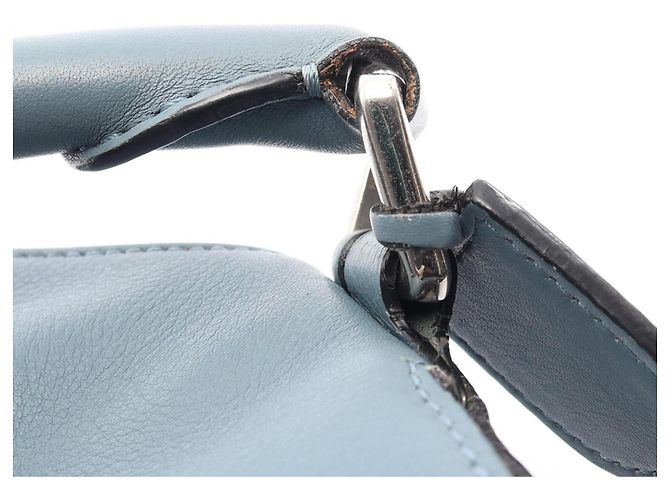Borsa Loewe Puzzle Bag Medium 2-Way Blu - vista 9