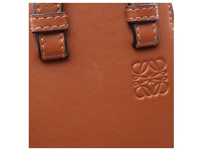 Borsa Loewe Hammock con coulisse Mini Marrone Crudo - vista 6