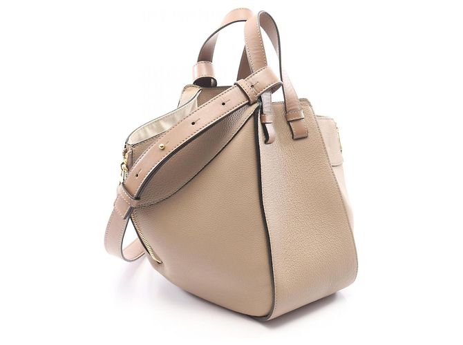 Borsa Loewe Hammock Small Borsa a mano 2-Way Marrone Beige - vista 2
