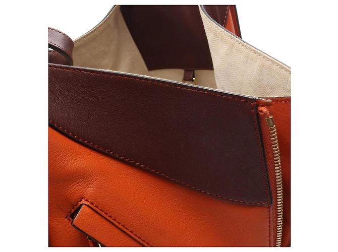 Borsa Loewe Hammock Small Borsa a mano 2-Way Marrone Rosso Arancione - vista 12