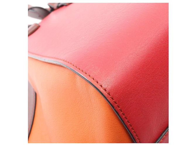 Borsa Loewe Hammock Small Borsa a mano 2-Way Marrone Rosso Arancione - vista 9