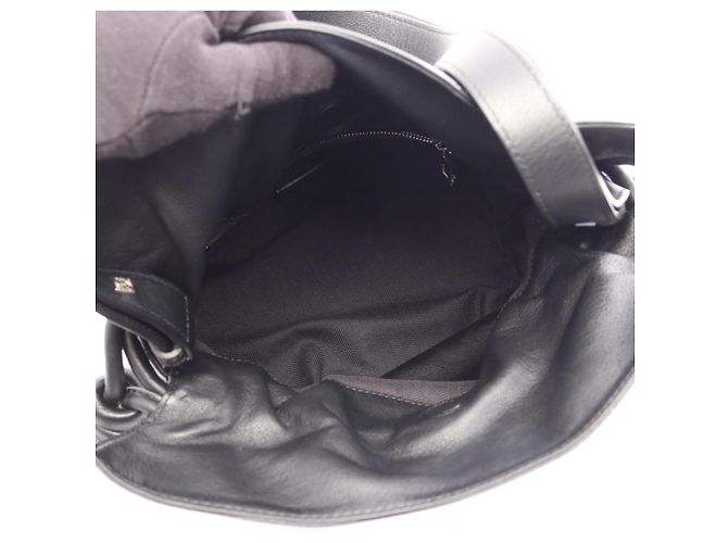 Bolso de hombro Loewe Flamenco Knot Small Negro - vista 3
