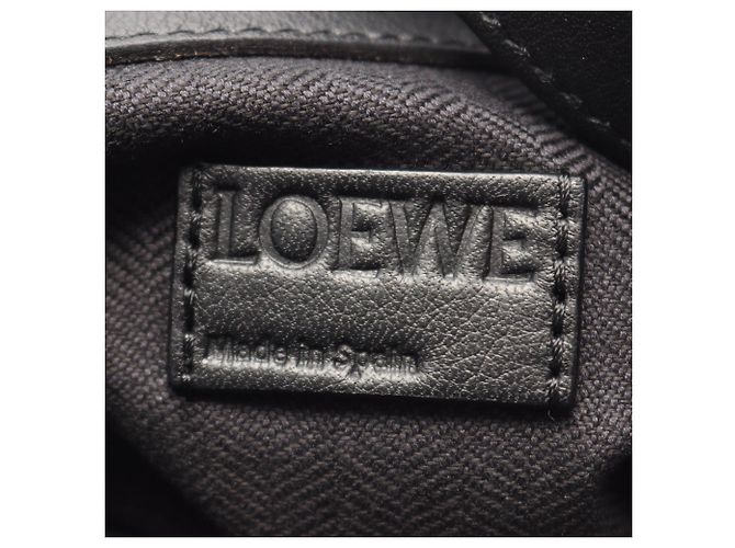 Bolso de hombro Loewe Flamenco Knot Small Negro - vista 4