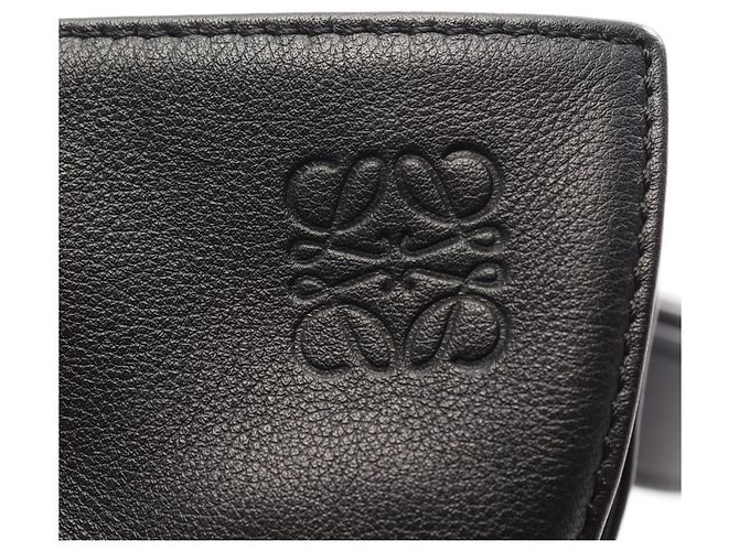 Bolso de hombro Loewe Flamenco Knot Small Negro - vista 9