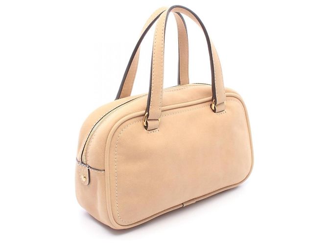 Borsa Loewe Madrid Anagram con Nappina Beige - vista 2