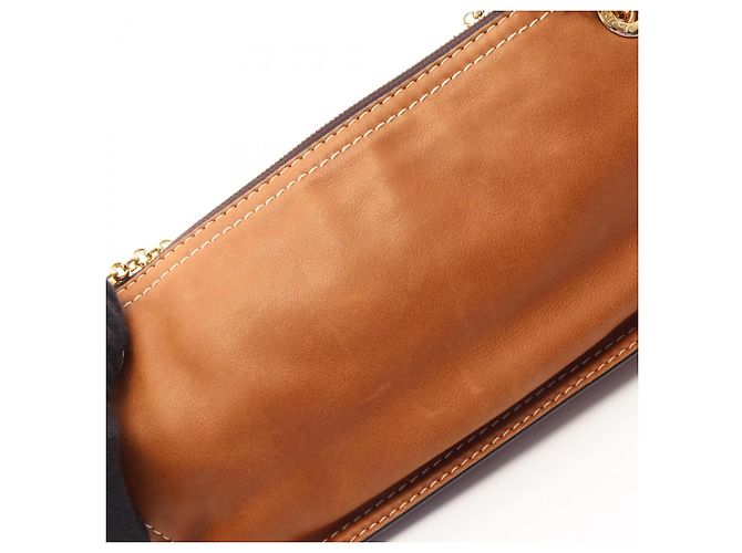 Borsa a tracolla Loewe in pelle marrone - vista 8