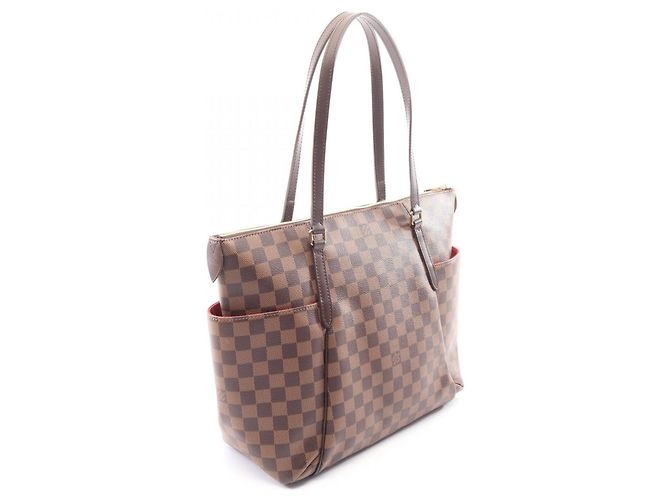 Borsa Tote Louis Vuitton Totally MM Damier Ebene Marrone - vista 2