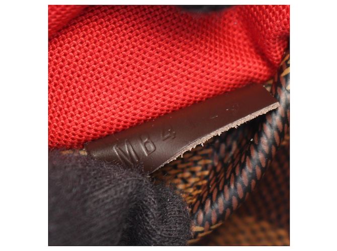 Borsa Tote Louis Vuitton Totally MM Damier Ebene Marrone - vista 5