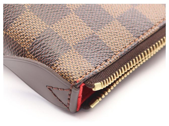 Borsa Tote Louis Vuitton Totally MM Damier Ebene Marrone - vista 8