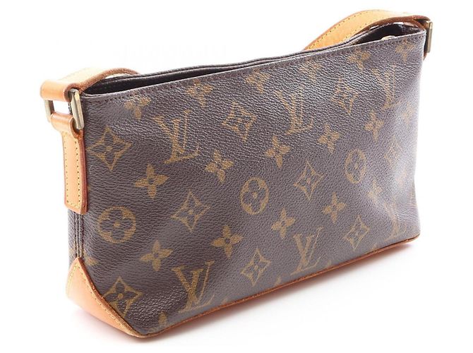 Sac à épaule Louis Vuitton Trotteur Monogram Marron - vue 2