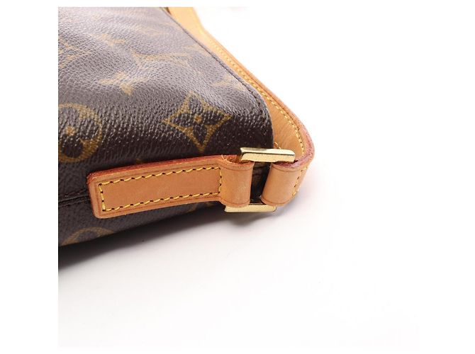 Borsa a tracolla Louis Vuitton Trotteur Marrone - vista 8