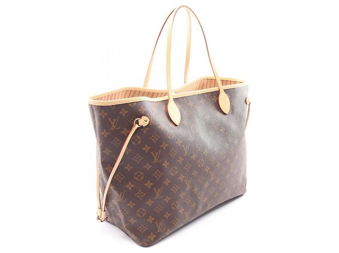 Borsa Tote Louis Vuitton Neverfull GM Marrone - vista 2