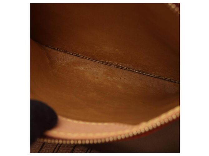 Borsa Tote Louis Vuitton Neverfull MM Marrone - vista 6