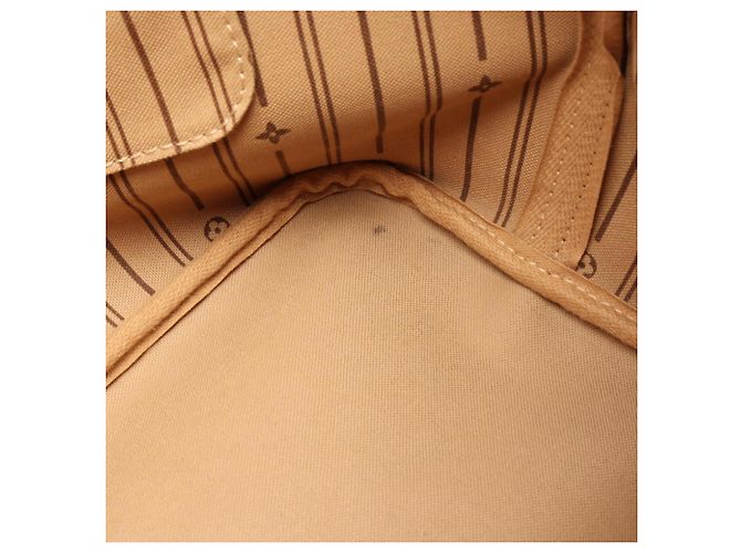 Borsa Tote Louis Vuitton Neverfull MM Marrone - vista 7