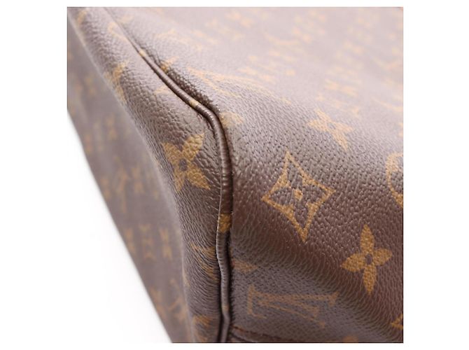 Borsa Tote Louis Vuitton Neverfull MM Marrone - vista 5