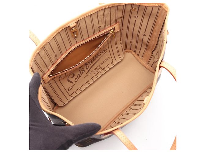 Louis Vuitton Neverfull PM Tote Bag Braun - Ansicht 3