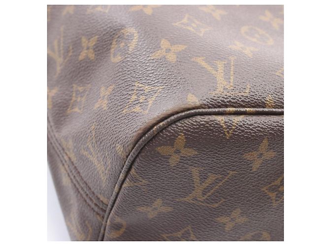 Borsa Tote Louis Vuitton Neverfull MM Monogram Marrone - vista 14