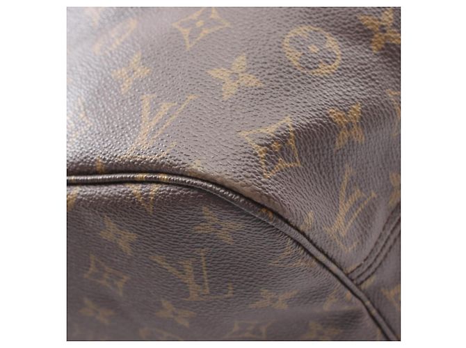 Borsa Tote Louis Vuitton Neverfull MM Monogram Marrone - vista 15