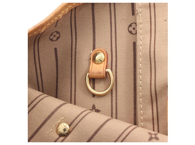 Borsa Tote Louis Vuitton Neverfull MM Monogram Marrone - vista 19