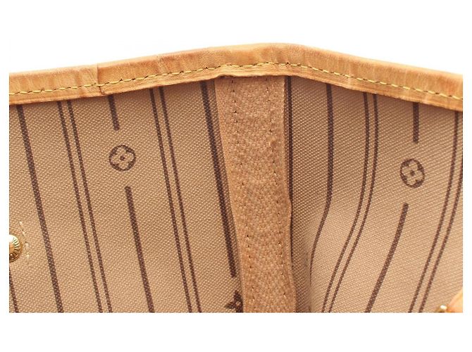 Borsa Tote Louis Vuitton Neverfull MM Monogram Marrone - vista 20
