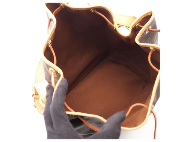 Borsa a tracolla Louis Vuitton Noe Marrone - vista 3