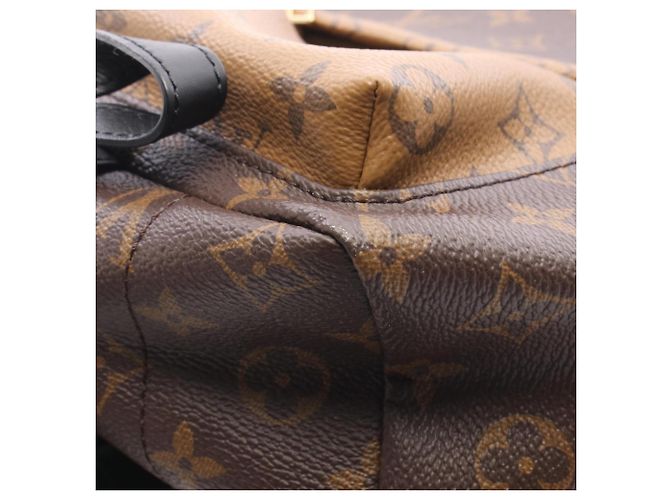 Zaino Louis Vuitton Palm Springs PM Marrone Beige - vista 8