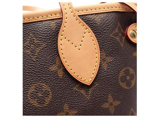 Borsa Tote Louis Vuitton Neverfull PM Marrone - vista 10