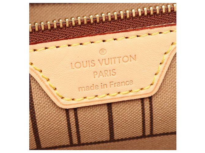 Borsa Tote Louis Vuitton Neverfull PM Marrone - vista 4