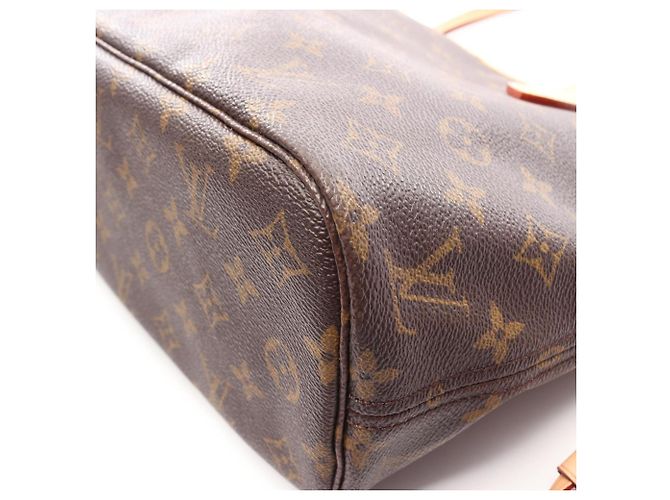 Borsa Tote Louis Vuitton Neverfull PM Marrone - vista 6