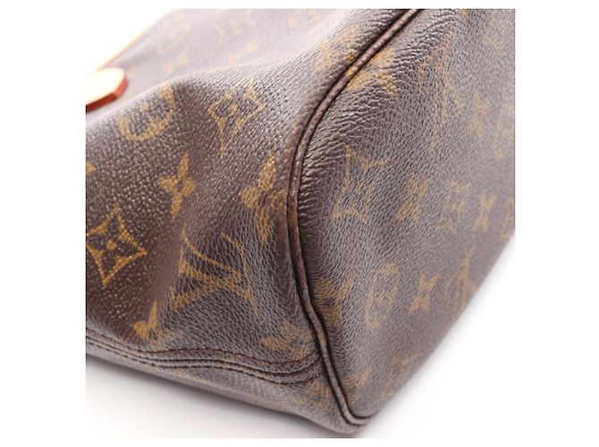 Borsa Tote Louis Vuitton Neverfull PM Marrone - vista 7