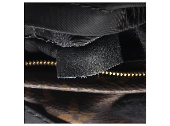 Zaino Louis Vuitton Palm Springs Mini Marrone Nero - vista 5